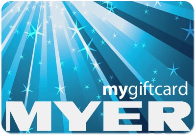 Myer gift card